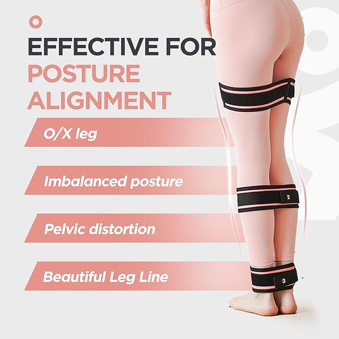 Leg Belts Posture Corrector for Bowed Legs and Body for Women and Men. Pain Relief for Knees, Legs, Lower Back…