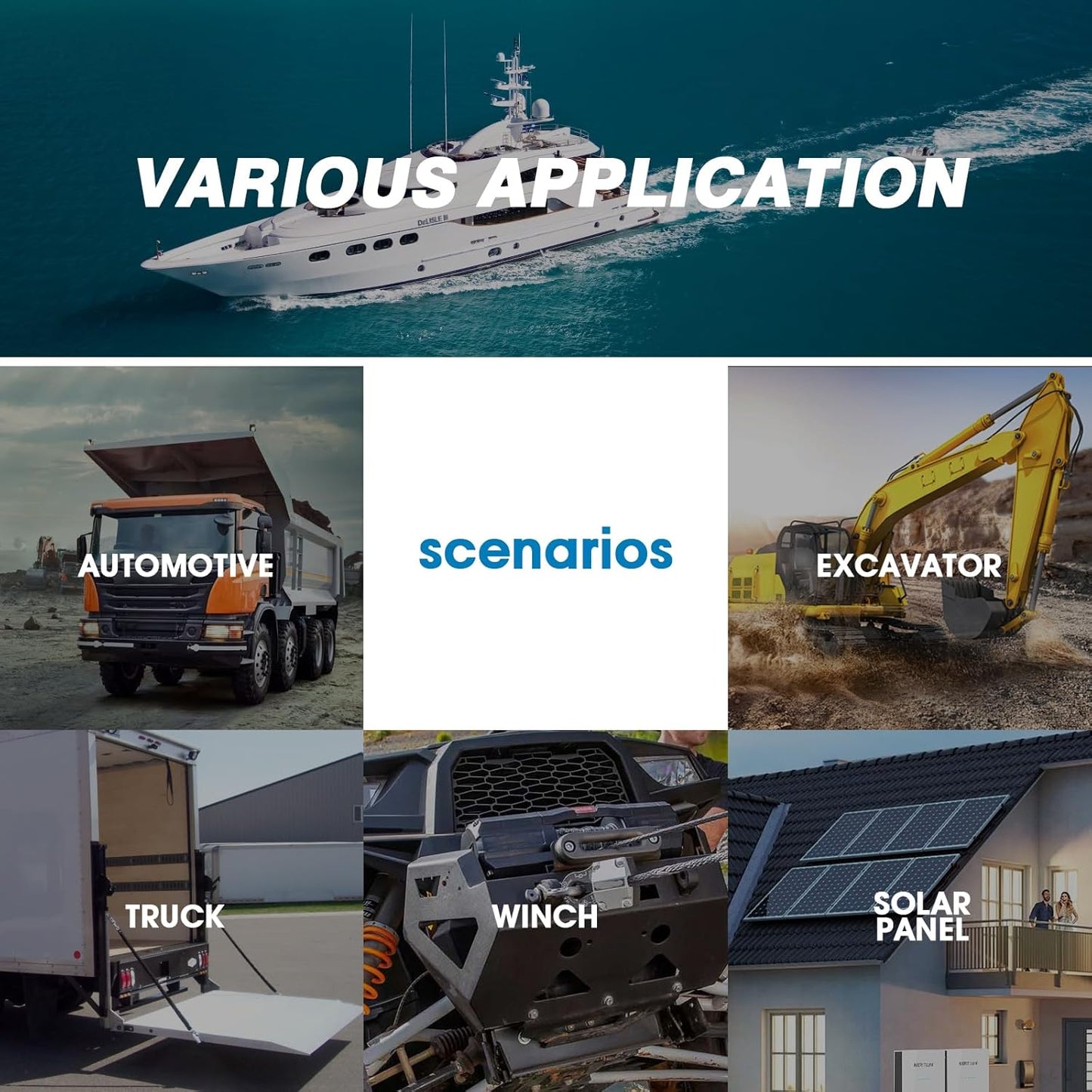 GLOSO Circuit Breakers E39 Manual (T3) Reset Low Profile ATC/ATO (25A - 25 Pack)
