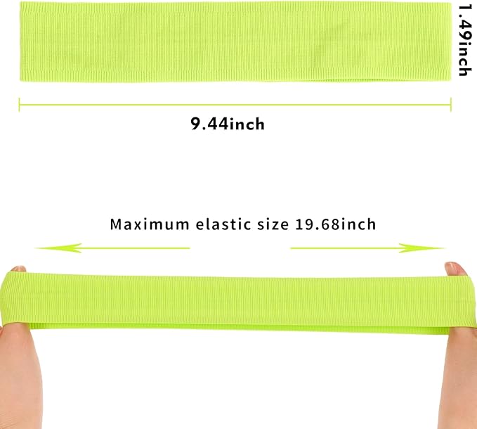 Workout Headbands Non Slip Headband Sport Headbands Sweatbands Elastic Sport Hair Bands for Sports Travel Indoor Fitness Gym