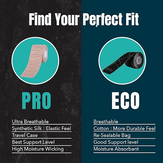 Heali Kinesiology Tape with Magnesium and Menthol, 20 Pcs Precut Strips, K Tape Roll, Knees, Physical Therapy Sports Tape for Muscle and Joint Pain Relief, Water Resistant, Beige with Zebra