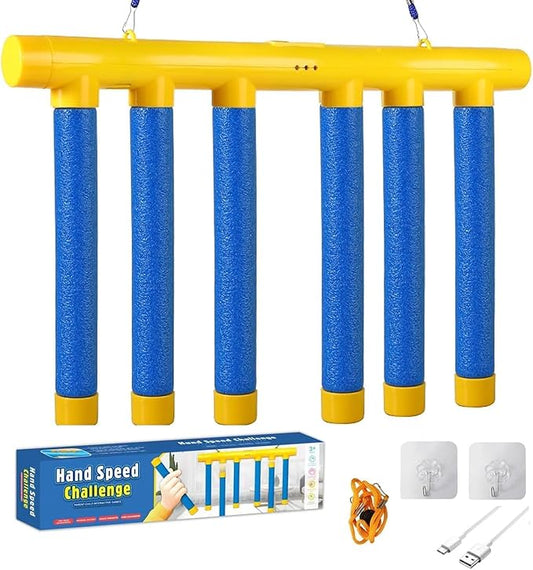 Reaction Time Training Toy,Falling Sticks Game,Catching Sticks Game,Drop Sticks Game,Upgrade Reflex Challenge Game,Hand Eye Coordination Training Toy for Kids and Adults