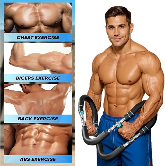 Twister Arm Trainer,Arm Trainer for Men, Adjustable Chest Workout Equipment,Chest Trainer, Shoulder Muscle Training,Wrist & Forearm Strengtheners, Portable Home Fitness Equipment