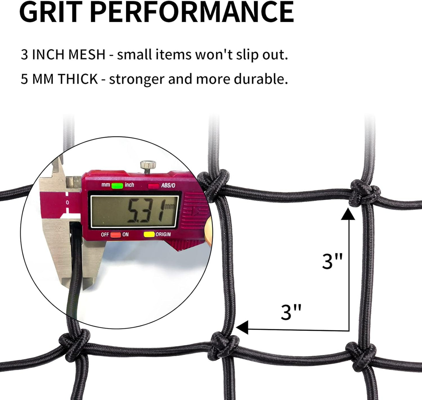 Leader Accessories Roof Rack Cargo Basket Set, Roof Cargo Basket 64'' with Cargo Net 3' x 4' Stretches to 6'x 8' Bungee Net