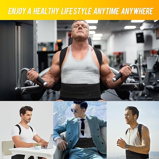 ZSZBACE Back Brace Posture Corrector for Men and Women, Full Adjustable for Upper and Lower Back Pain Relief- Scoliosis Hunchback Thoracic Spine Corrections and Back Support