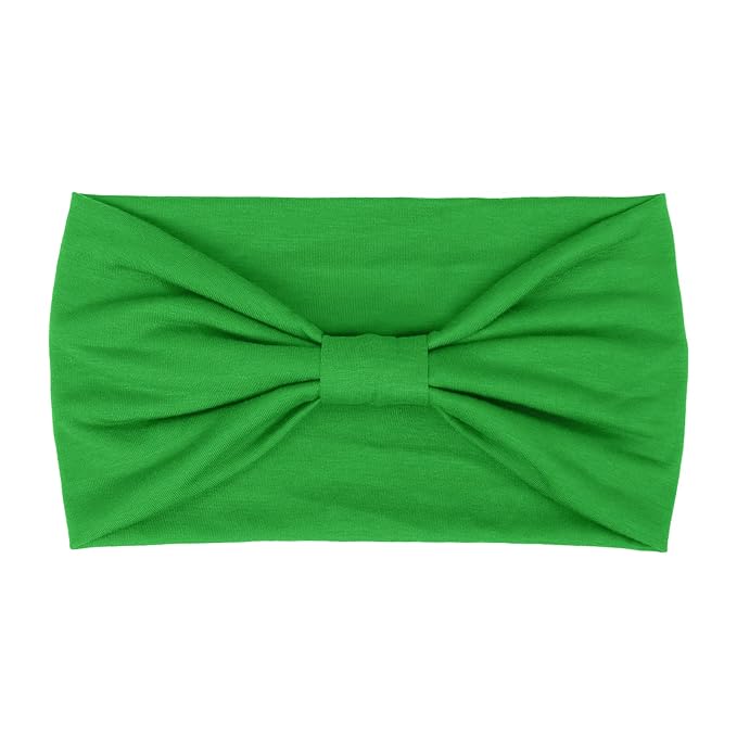 Wide Headbands for Women Black Stylish Head Wraps Summer Boho Thick Hairbands Large Pink African Sport Yoga Turban Headband Hair Accessories (Pack of 4)