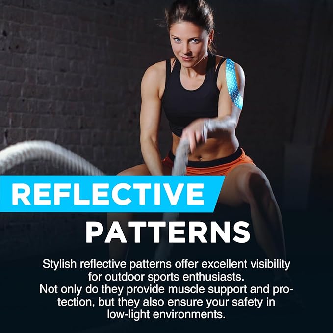 OK TAPE Synthetic Kinesiology Tape Prime, Breathable Sports Athletic Tape for Joint & Muscle Discomfort, Latex Free and Water Resistance, 1 Roll, 2in×16.4ft-Blue