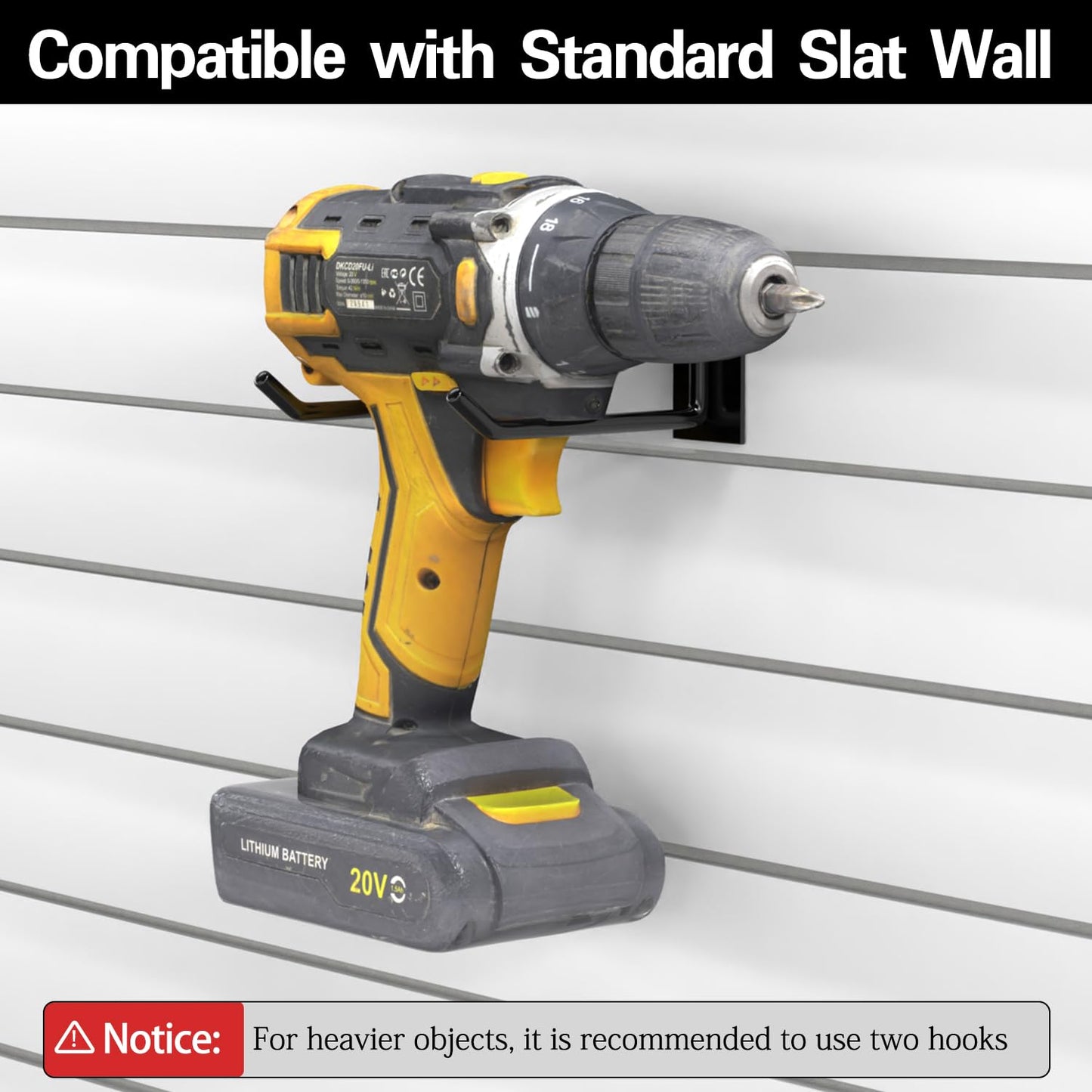 3-H Slatwall Accessories - 30 Pack, 4 Inch Slat Wall Hooks & Hangers, Heavy Duty, Proslat Compatible