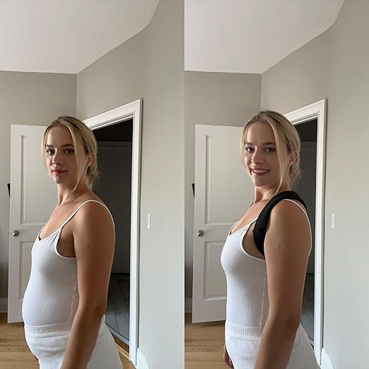 Kizu Spine Posture Corrector for Women, Kizu Spine Posture Corrector for Men - Comfortable Upper Back Brace, Adjustable Shoulder Support, Helps Relieve Neck, Back and Shoulder Pain, Fits Discreetly