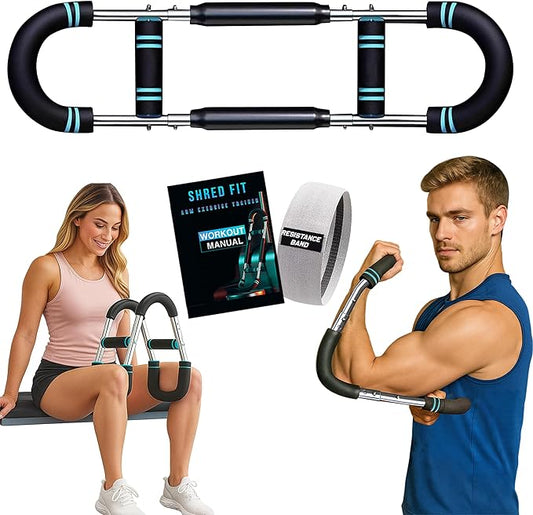Twister Arm Trainer – Adjustable Forearm Strengthener – Exercise Equipment for Men & Women – Chest Workout Equipment – Portable Spring Resistance – Home Workout Suspension Trainer – 40-90lb