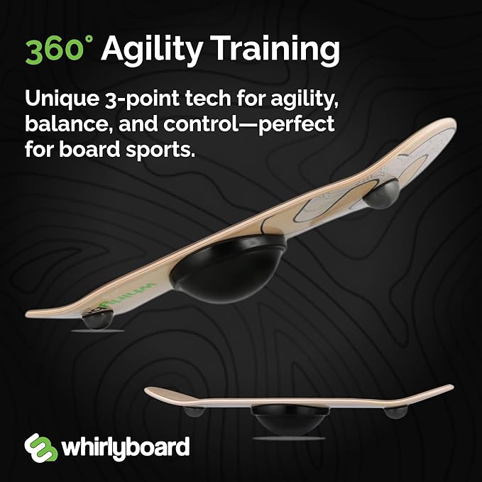Spinning Wooden Balance Board & Agility Training Equipment