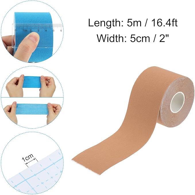 PATIKIL Aerial Hoop Tape, Athletic Tape Adhesive Non-Slip Grip Tape Yoga Rig Sports Tape for Exercises Gymnastics