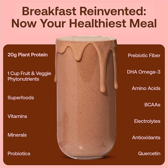 Happy Viking Variety Pack Plant Protein Powder, Created by Venus Williams, 20G Protein, Low Carb, Keto, Vegan, Gluten-Free, Non-GMO, Superfoods, Complete Meal Replacement, 8 Single Serve Packs