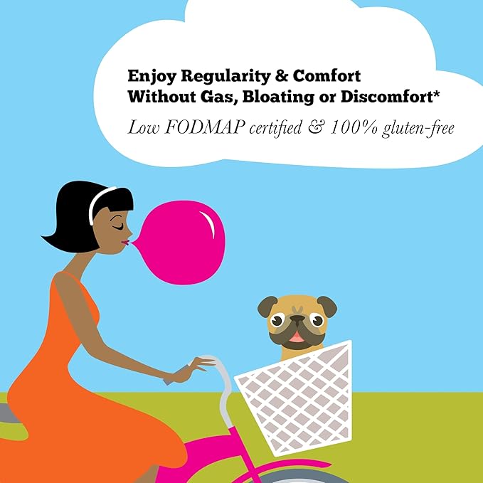 Regular Girl Organic Powder, Prebiotic Fiber Supplement and Probiotics for Women, Low FODMAP, 90 Day Bulk Supply, Unflavored, 90 Servings