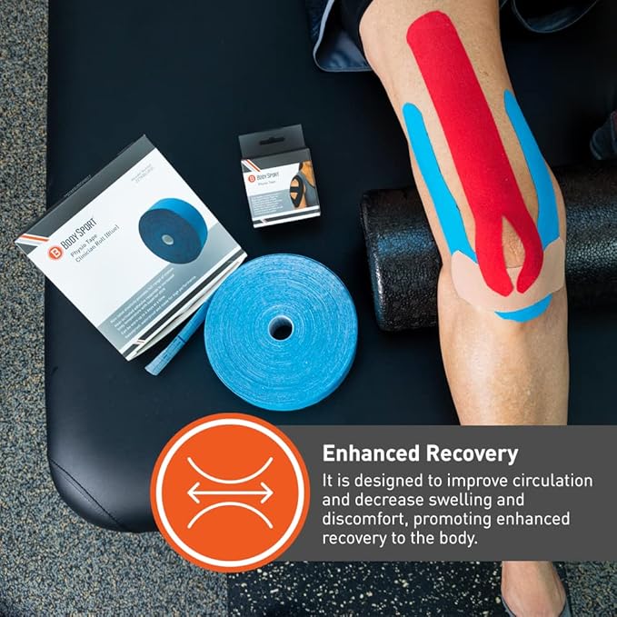 Body Sport Physio Tape, Kinesiology Tape to Support Muscles and Joints
