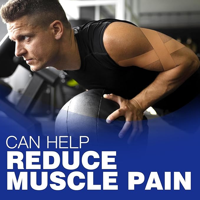 Kinesiology Tape Precut Strips, Athletic Tape 2 inch Wide, Waterproof Kinesiology Tape, Body Tape Kinesiology, Shoulder Tape, Kinetic Tape, Sports Tape Athletic Kinesiology Tape D20 Count