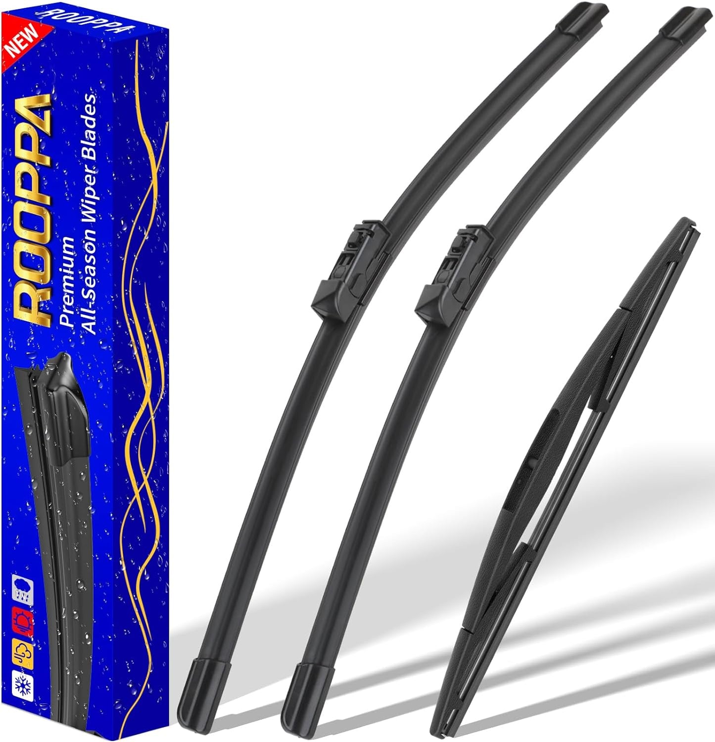 3 wipers Replacement for 2019-2023 2024 Subaru Forester, Windshield Wiper Blades Original Equipment Replacement - 26"/17"/14" (Set of 3)