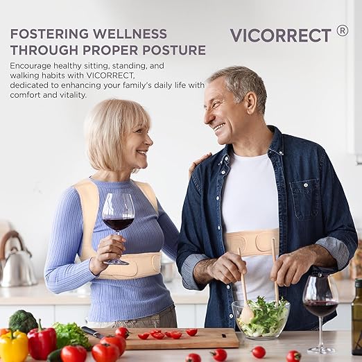 Posture Corrector for Women and Men, Adjustable Upper Back Brace for Clavicle Support and Providing Pain Relief from Neck, Shoulder, and Upper Back (Beige, Large/XLarge)