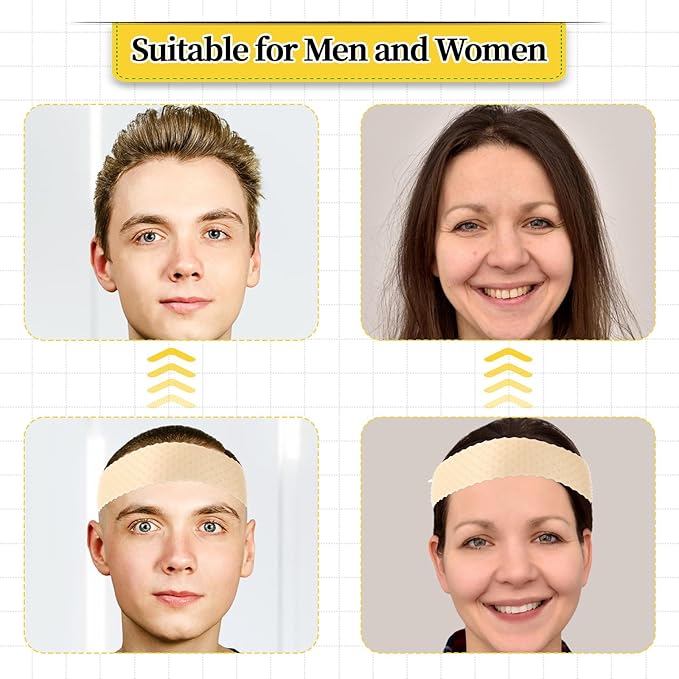 3-Piece Wig Grip Band Set - Adjustable Silicone Wig Headbands, Non-Slip Elastic Wig Grip, Sweat-Proof Hold (Skin Color)