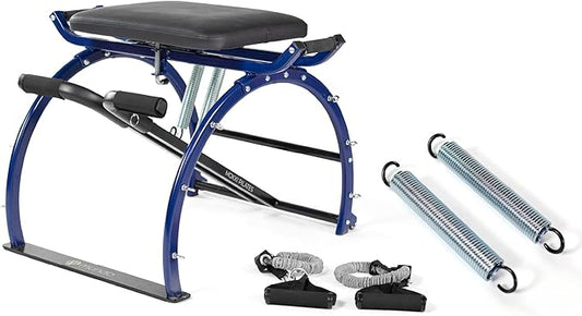 Moxxi Pilates Chair, Exercise Chair with Resistance Bands, Workout Equipment for Home Gym, Up to 250 lb Weight Capacity