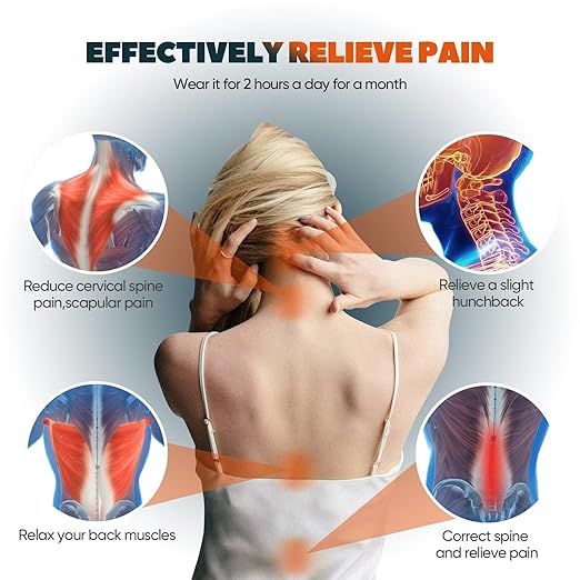 Posture Corrector For Women and Men, Fully Adjustable Back Brace Posture Corrector, Back Straightener Posture Corrector Providing Pain Relief From Neck, Shoulder, Back, Lumba (XL)