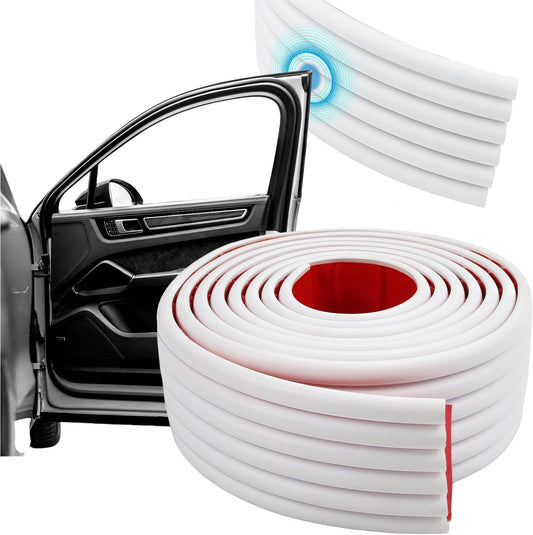 Garage Wall Protector, zxbaers Strong Self-Adhesive Rubber Bumper Protectors for Car SUV Doors, Anti-Scratch and Waterproof Garage Wall Strip, 2.7in x 10FT