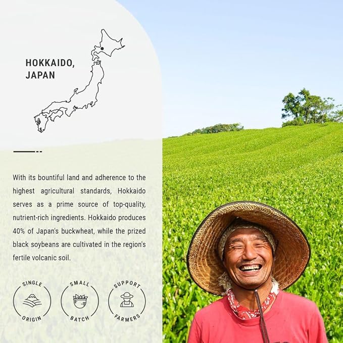 Senbird Premium Sobacha - Japanese Soba Buckwheat Tea - From Hokkaido - Loose Leaf in Airtight Tea Tin (3.5oz/100g)