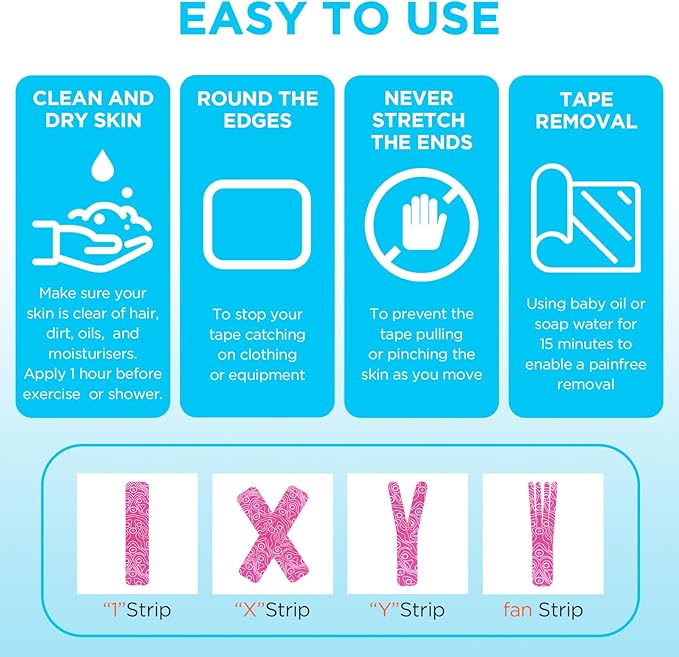 OK TAPE PRO Kinesiology Tape, 2inch x Long Roll 16ft Free Cut Tape, Elastic Athletic Tape Therapeutic Latex Free, 2 Rolls Yellow+Green