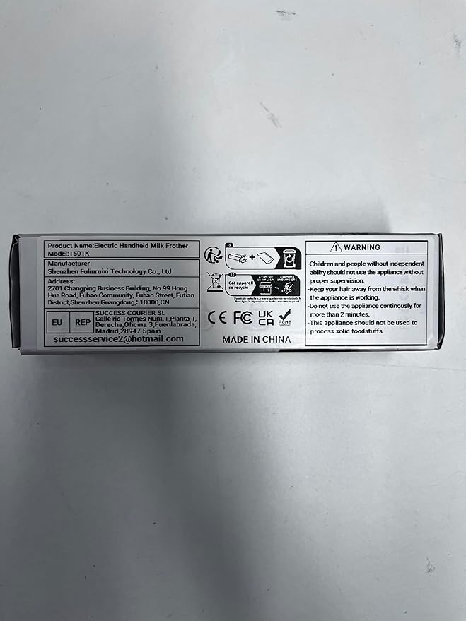 Handheld Coffee Frother,USB-Rechargeable Hand Frother,Adjustable Handheld Milk Frother for Cappuccinos, Hot Chocolate, Milkshakes, Egg Mix