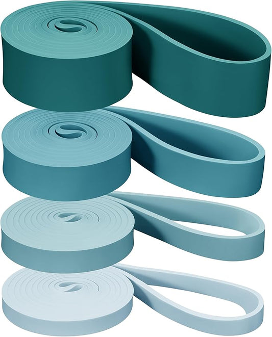 Retrospec Lift Resistance Pull Up Assistance Band Set for Working Out, Home Fitness, Toning, Stretching. Physical Therapy, Muscle Training & Exercise - Lightweight & Portable for Men & Women