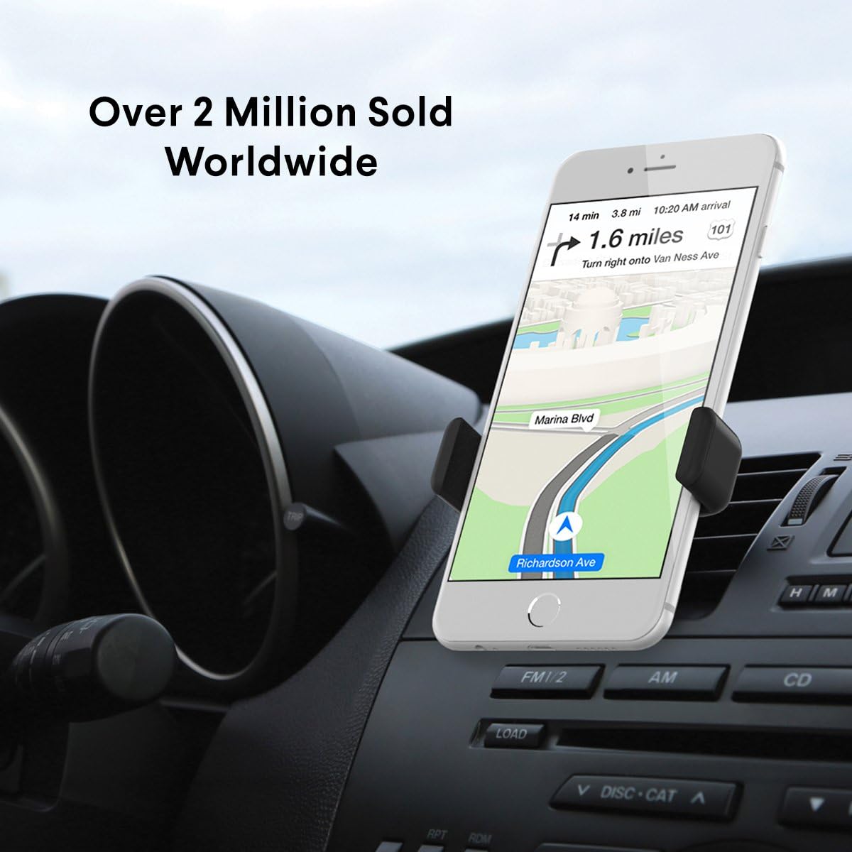 Kenu Airframe+ Car Phone Holder Mount and iOttie Easy One Touch 4 Car Mount Phone Holder