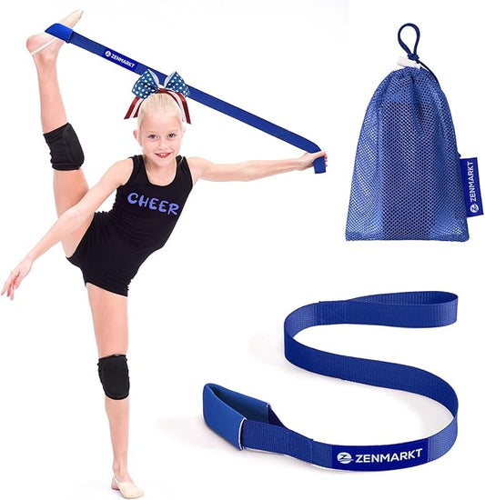 Stretching Strap for Cheer – Flexibility Stunt Strap for Cheerleaders – Durable Cheer Stretching Bands for Improved Flexibility, Range of Motion – Essential Cheer Accessories