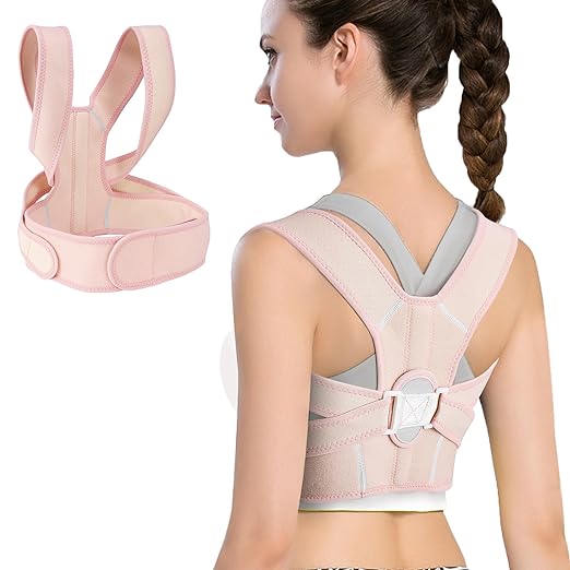 Posture Corrector for Women and Men,Adjustable Upper Back Brace,Breathable Back Support Straightener,Relieve Waist,Neck,Shoulder,Back Pain
