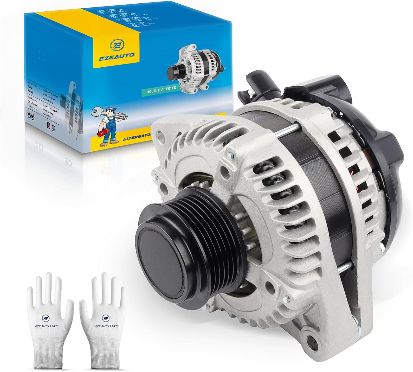 Ezexpreze Alternator Fit for Honda Odyssey 3.5L V6 2014-2017,130Amp CW,OE#11775 31100-RV0-A11 400-52718R