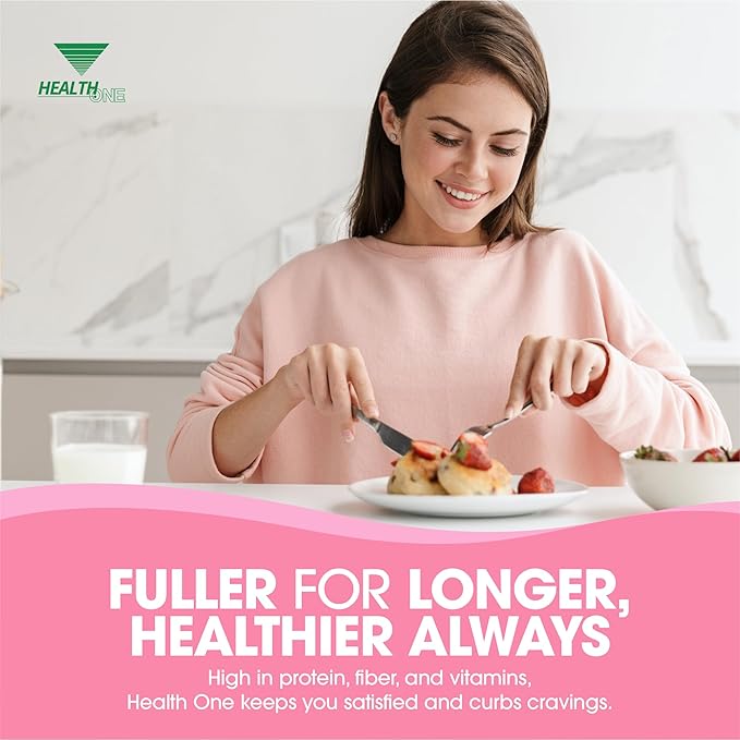 Strawberry Meal Replacement Powder | High Protein with 15G Whey & Soy Isolate | GLP-1 Booster | Best for Lean Shakes for Weight Loss in Women & Men | No Artificial Sweeteners (15 Servings)