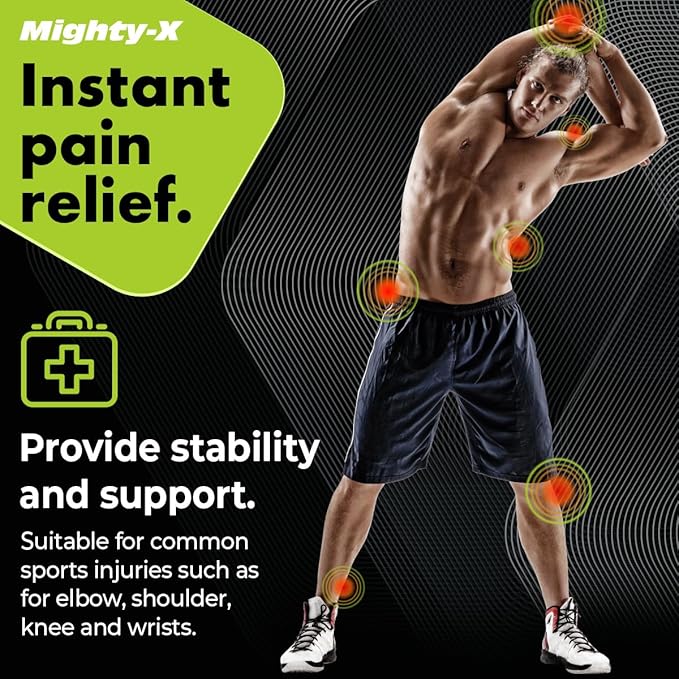 Waterproof Kinesiology Tape - 3 Rolls - Knee Support & Muscle Pain Relief - 16.4 ft Uncut Sports Kinetic Tape for Joint Stability - 50 Instructional Videos