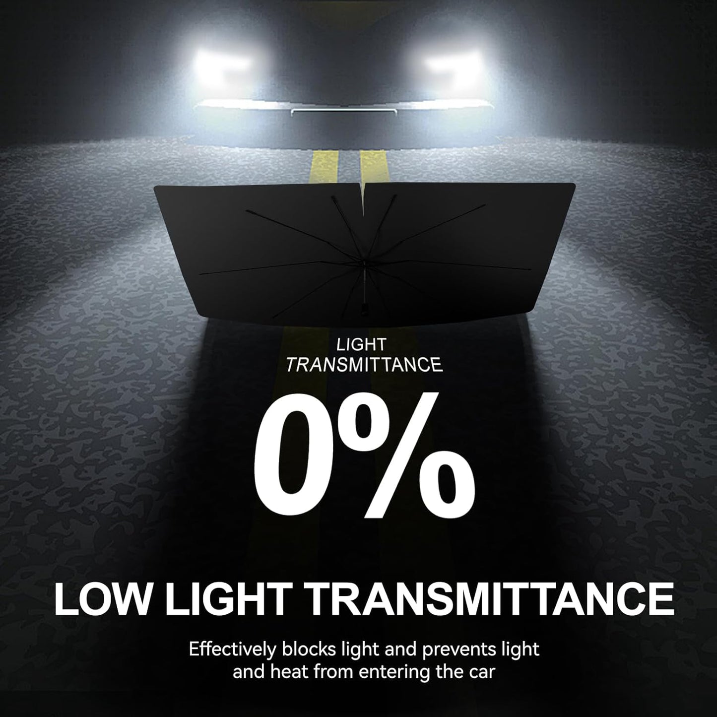 2019-2025 Upgraded for Ram 1500 Sunshade, Portable Foldable Sunshade Accessories, [Nano Ice Crystals Coating] UV Protection, Keeps Interior Cool (for Ram 1500 2019-2025)