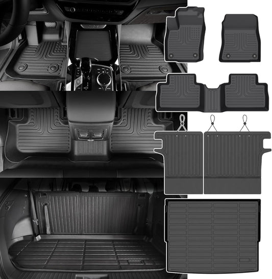 for Nissan Kicks Floor Mats 2025 SV/SR (Not for S),Car Mats for Nissan Kicks All Weather Floor Mats Cargo Liner Accessories Backrest Cargo Mat 2025