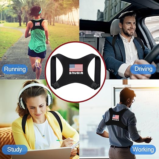 Posture Corrector Upper Back Brace Neck Shoulder Back Support Brace Pain Relief Belt for Women Men Braces Spine Straightener Breathable (Chest sizes from 28" to 50")