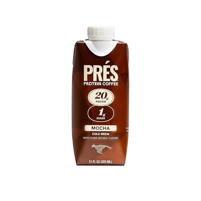Protein Coffee - Real Cold Brew with Decadent Cocoa - 20g Ready To Drink Protein - 1g Sugar - 100 Calories - No Added Sugar, 99% Lactose Free Keto Friendly Proffee - 11 FL OZ - 12pk Mocha