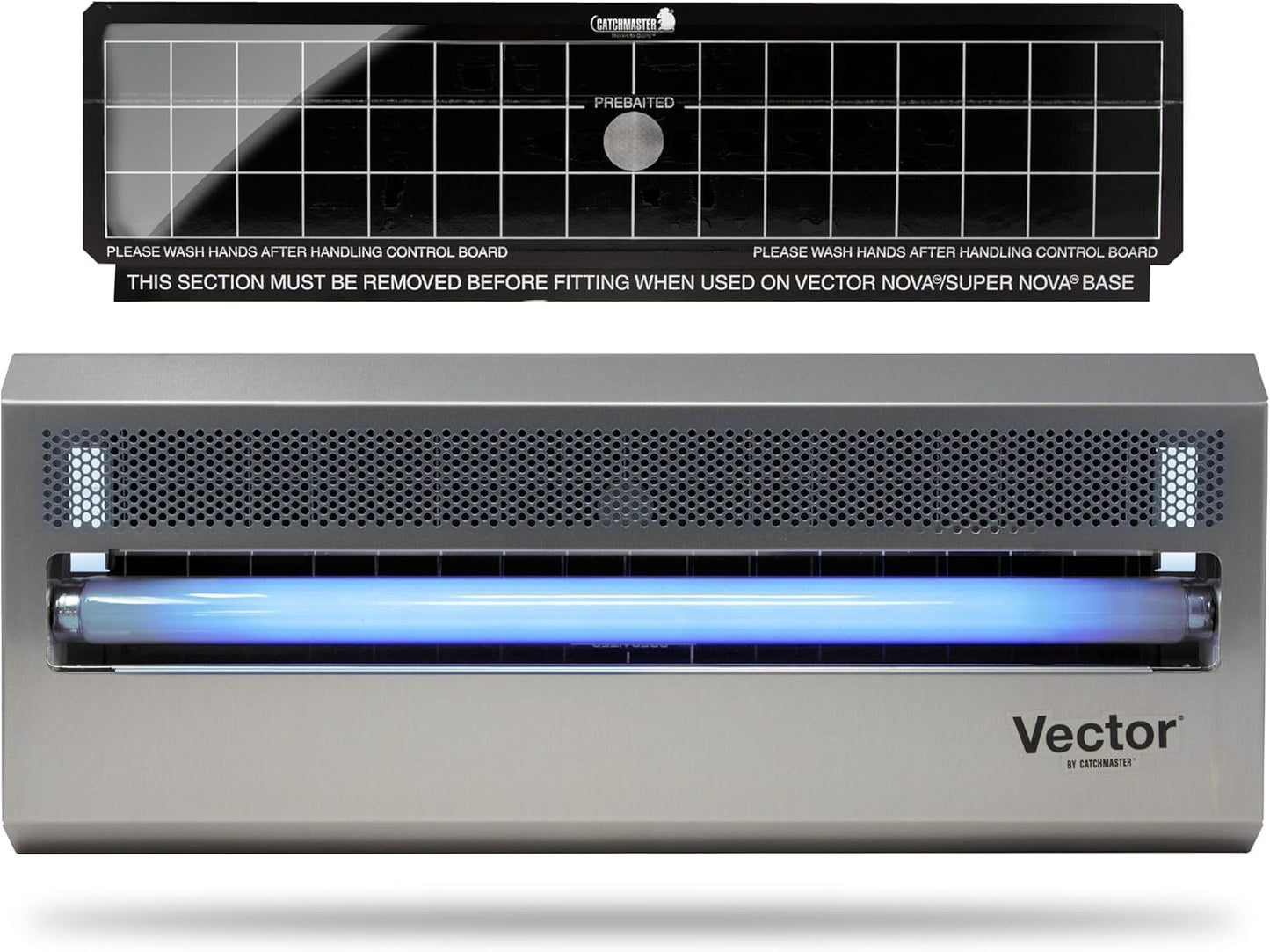 Catchmaster Vector 15, UV Light Fly Traps Indoor for Home, Electric Gnat Traps for House Indoor, Shatterproof Bulbs UV Lamp Fly, Insect & Mosquito Killer, Silent Bug Light for Kitchen, Shed, Garage