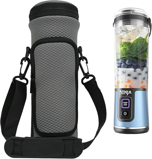 Portable Blender Storage Bag Sleeve with Shoulder Strap Fully wrapped Storage Bag for Ninja BC151NV/BC151BK/BC51NV/BC151CR/BC151EM/BC151PR/BC155PS 18oz Blast Portable Blender
