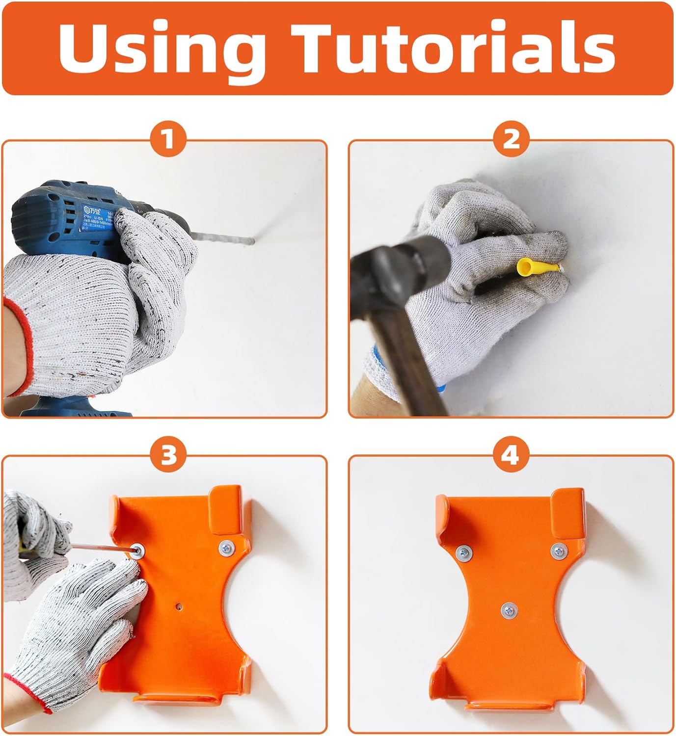 Leaf Blower Hanger, 1 Pack Upgrade Handheld Blower Rack for Garage Wall, Leaf Blower Holder for Stihl BG-56, BG-66, BG-86, SH-56, SH86