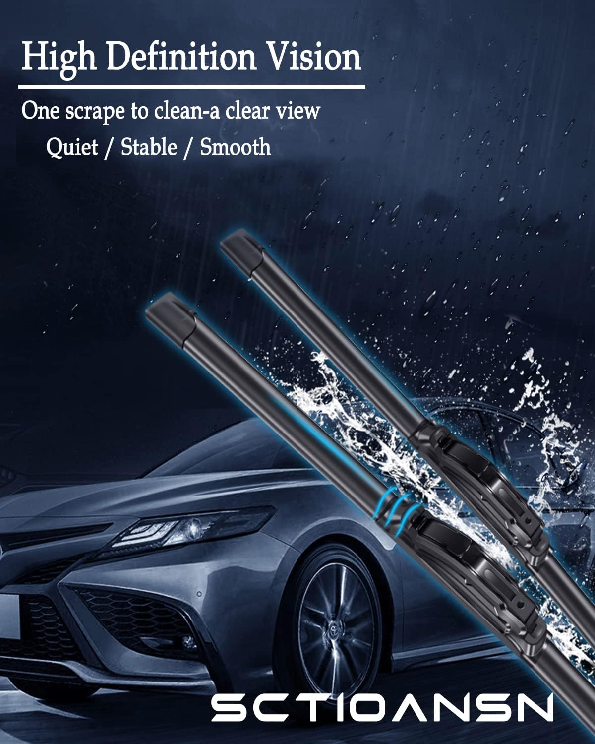 3Pcs Jeep cherokee Windshield Wipers for 2014 2015 2016 2017 2018 2019 2020 2021 2022, Original Equipment Automotive Replacement Windshield Wiper Blades- 26"/18"/14" (Pack of 3) J- HOOK