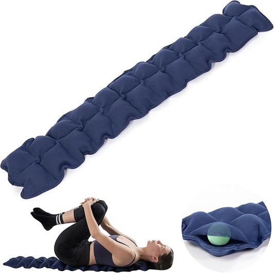 Spine Corrector for Back Decompression | 24 Very Firm Massage Balls for Deep Tissue Pressure | Spine Stretcher for Alignment & Posture | Decompression Back Stretcher | Body Alignment | Acupressure