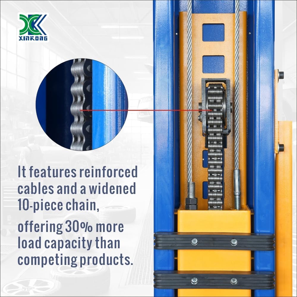 XK-1500L Auto Lift Car Lift Capacity 15000 Lbs Overhead Truck Hoist with 36 Months Parts Replacement