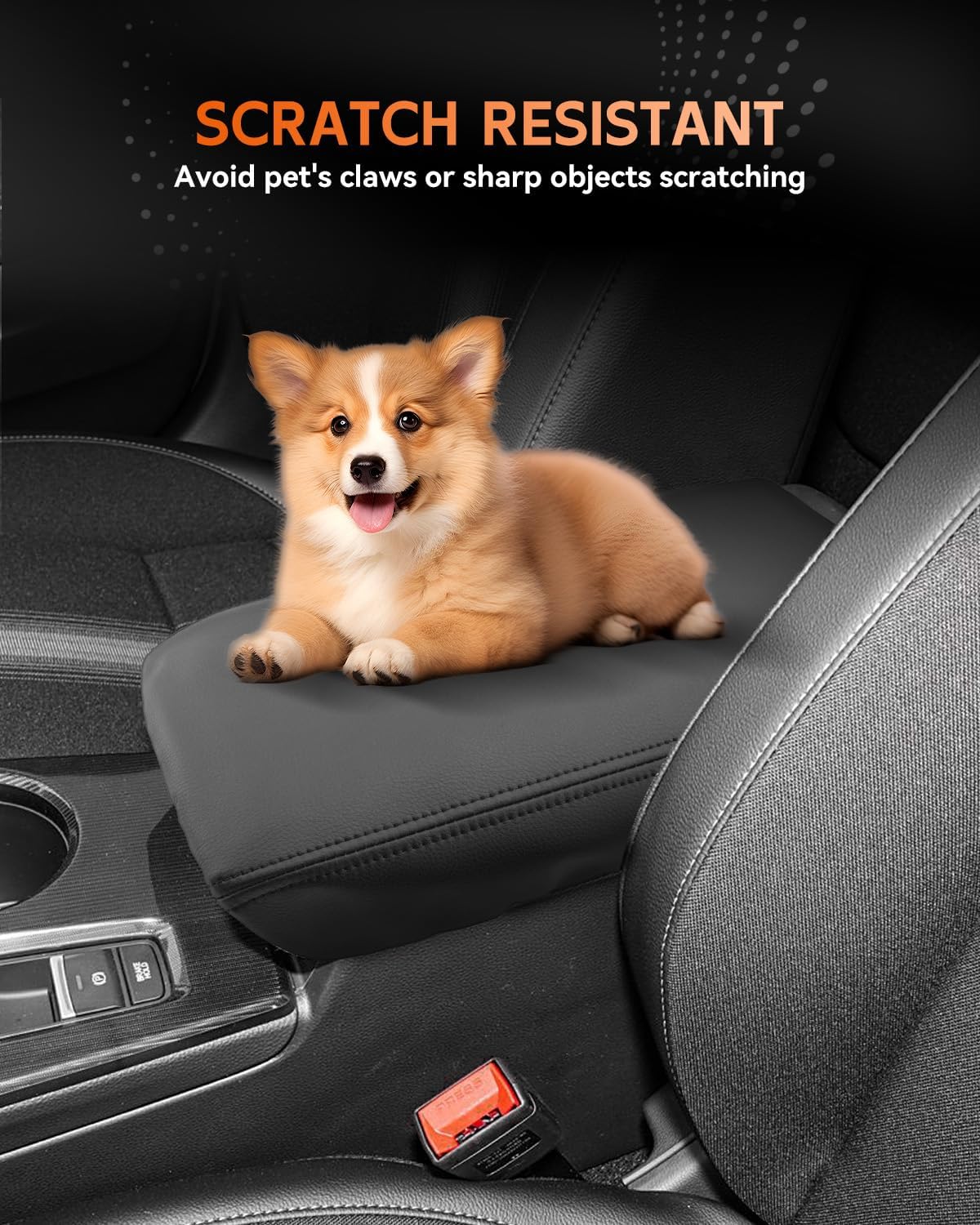 CDEFG for Honda Civic 2022-2025 Center Console Cover Armrest Box Cover for Civic (LX, Sport, Si) 2022 2023 2024 2025 Accessories Console Arm Rest Protector