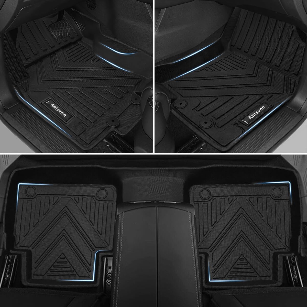 Fit for Nissan Rogue 2020-2014 Floor Mats Cargo Liners, All-Weather Rear Trunk Mat Rear Seat Back Cargo Cover Protector Fit for 2014 2015 2016 2017 2018 2019 2020 Nissan Rogue Accessories