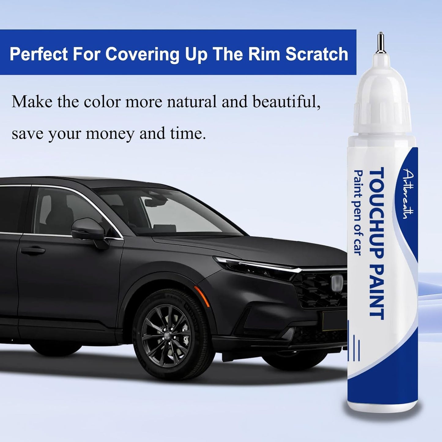 Crystal Black Pearl(NH-731P) Touch Up Paint for Honda-Exact Match–Chips and Nicks Car Paint Scratch Repair Kit Automotive Paint Pen for CR-V/CIVIC/Accord/HR-V/Pilot/Odyssey/Ridgeline/Passport