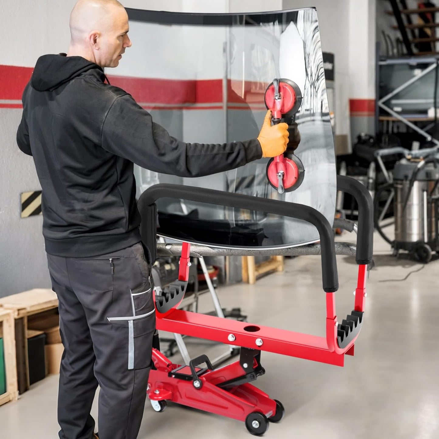 Rest Door Hanger Compatible with Floor Jacks Versatile Door Hanger for Quickly Remove or Install Vehicle Doors Auto Repair and Storage (Car Jack not Included)