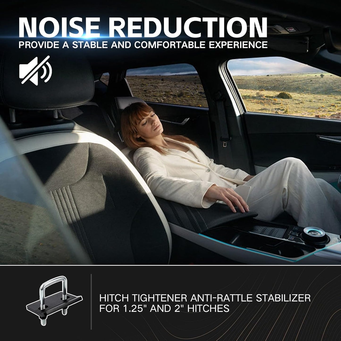 200 LBS Capacity 2 EBike Rack with Cross Bar, 5" Fat Tire Carrier with Ramp, Lockable & Foldable Electric Bicycle Racks, Bike Racks Platform Fits 2" Standard Hitch for SUVs Cars Trucks Vans